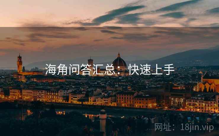 海角问答汇总：快速上手