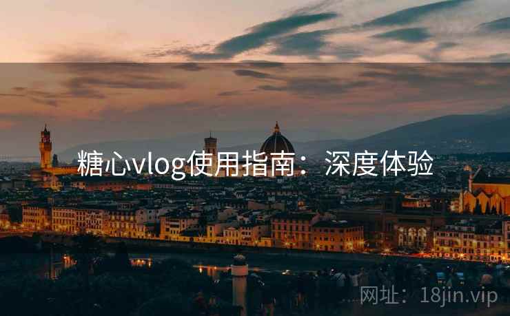 糖心vlog使用指南：深度体验