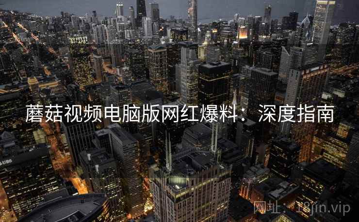 蘑菇视频电脑版网红爆料：深度指南
