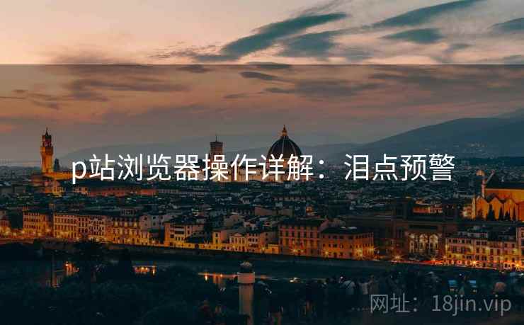 p站浏览器操作详解：泪点预警
