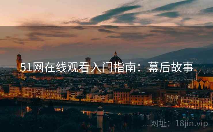 51网在线观看入门指南：幕后故事