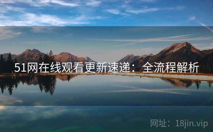 51网在线观看更新速递：全流程解析